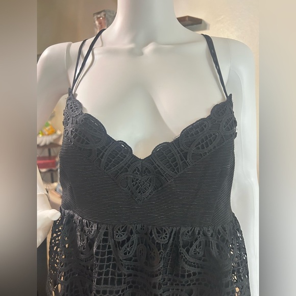 Gianni Bini Black Lace
Monica Cocktail Dress Peplum 
Nwt - Picture 6 of 12